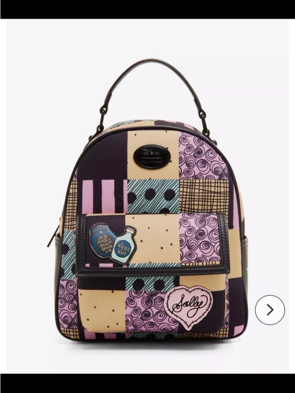 Our Universe Disney The Nightmare Before Christmas Sally Patchwork Mini Backpack